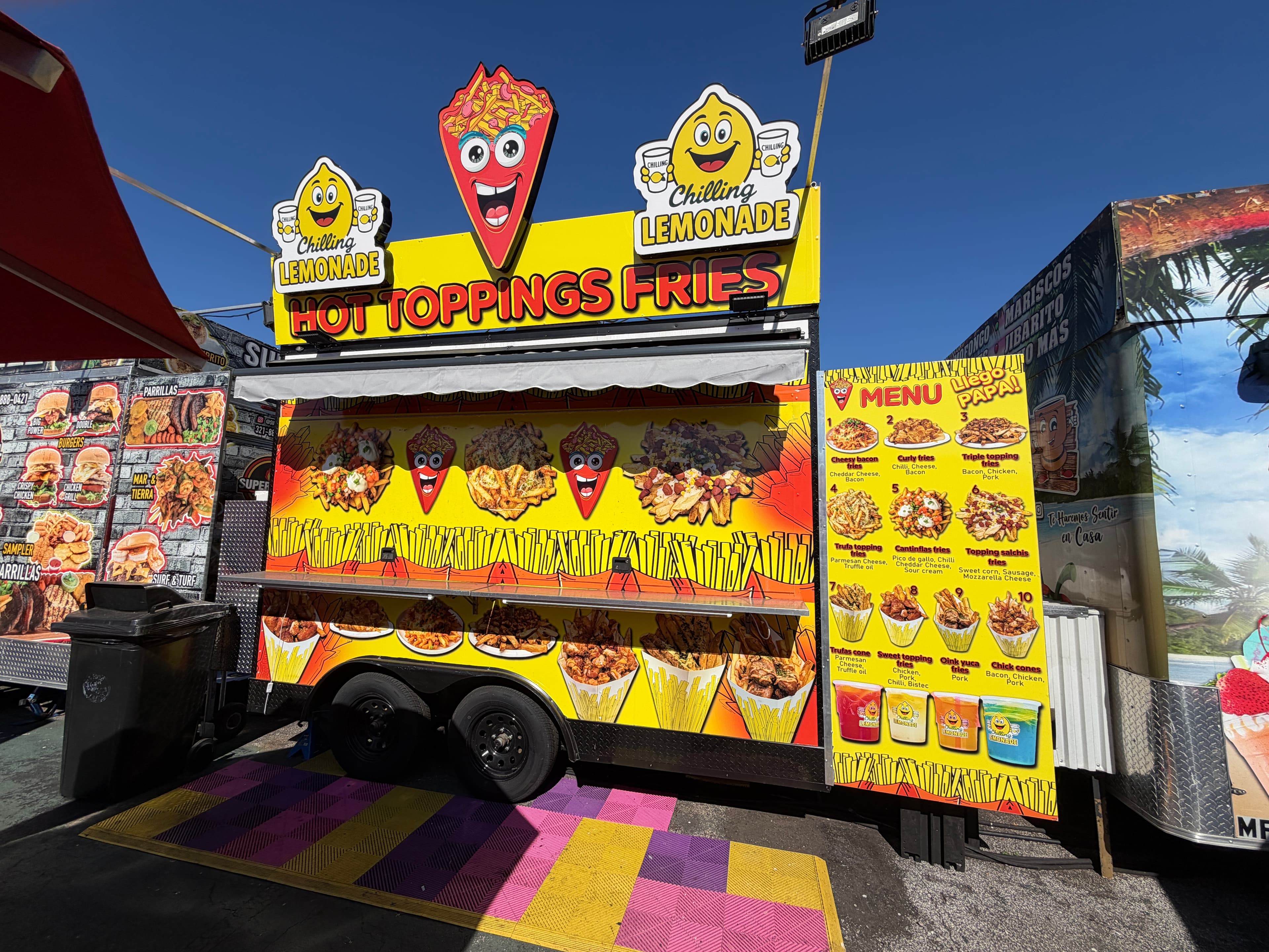 Hot Toppings Fries food truck at World Food Trucks Kissimmee