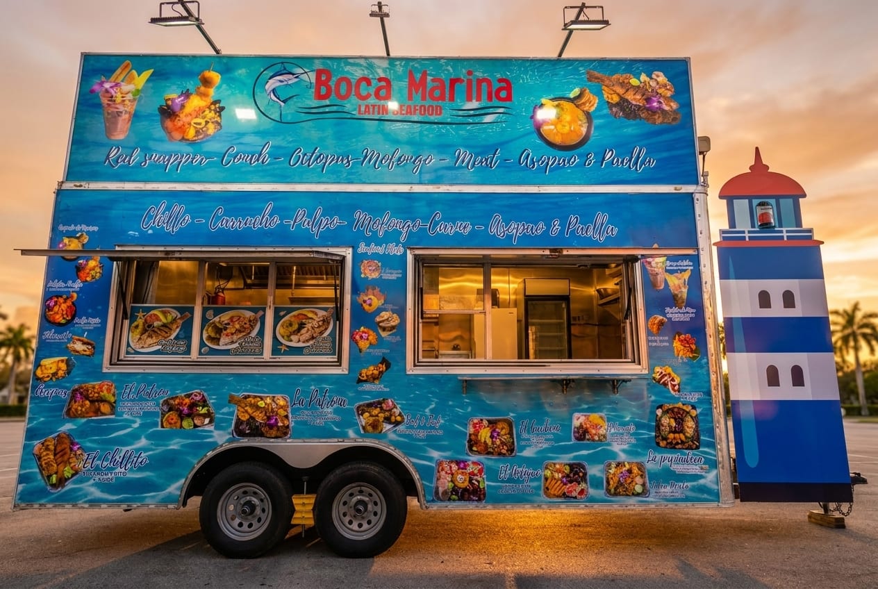 Boca Marina — Seafood food truck at World Food Trucks