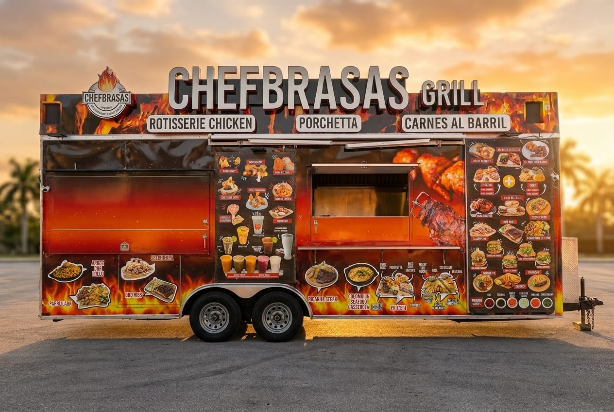 Chef Brasas — Rotisserie Chicken food truck at World Food Trucks