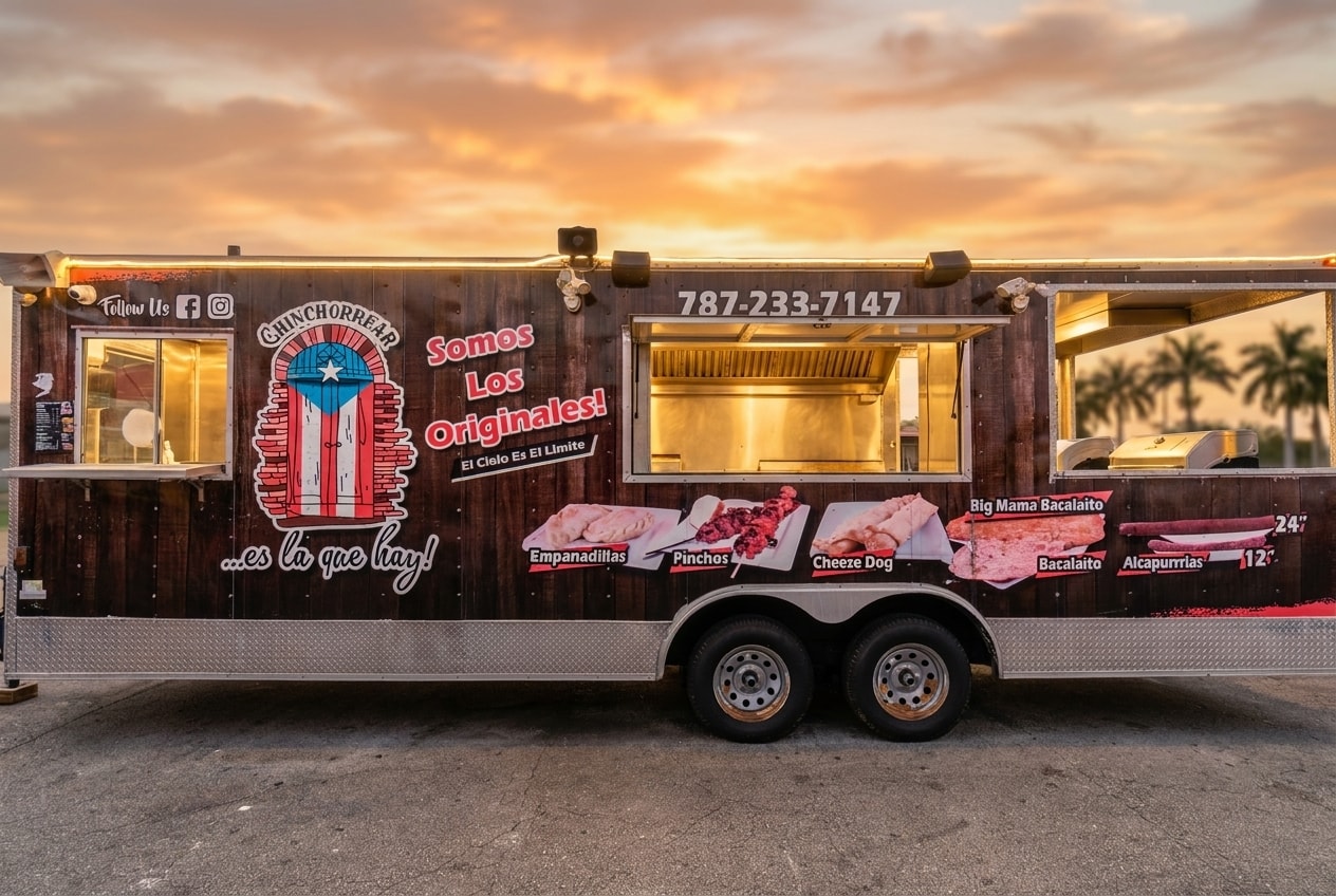 Chinchorrear Es La Que Hay food truck at World Food Trucks Kissimmee