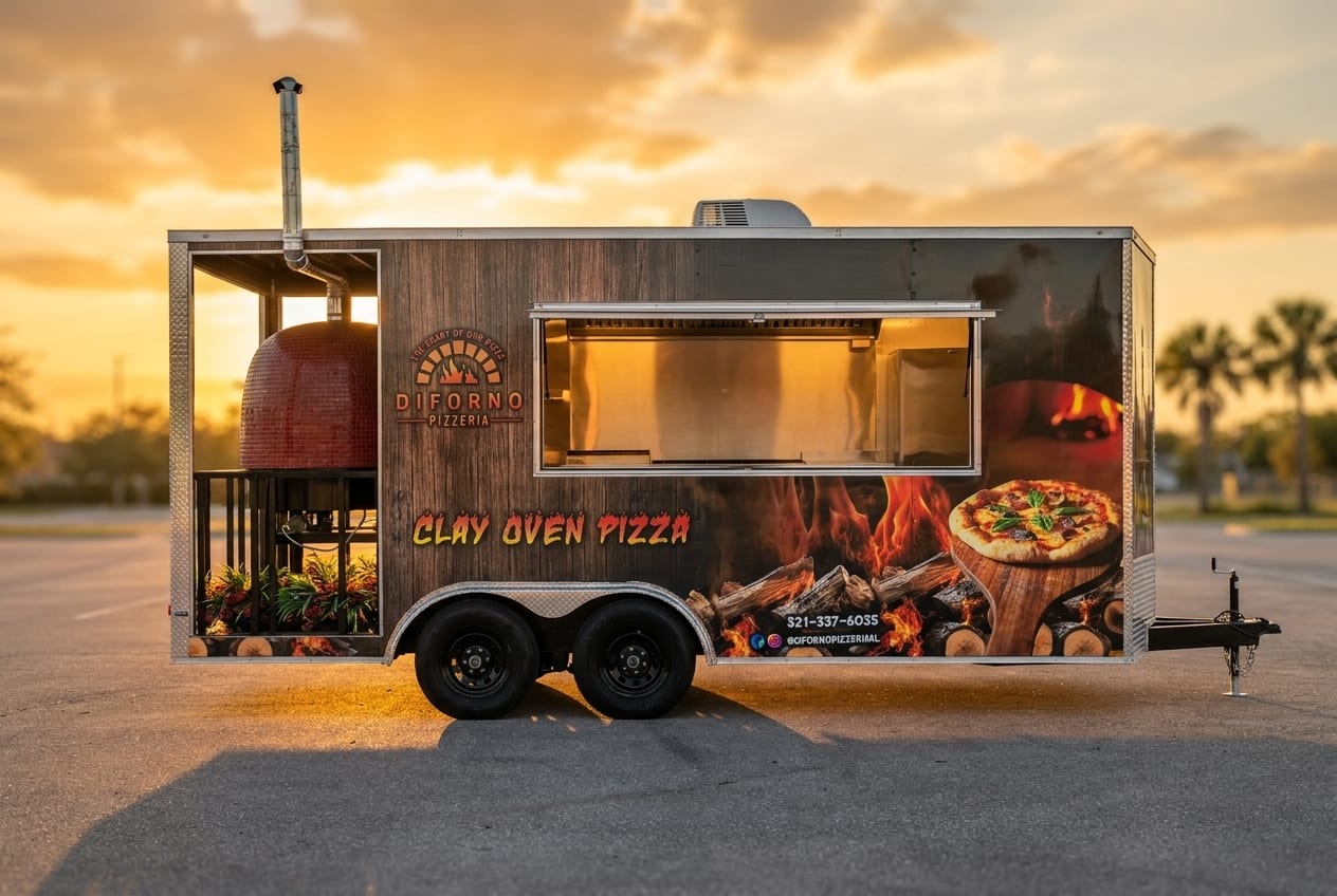 Di Forno Pizza — Wood-oven fired pizza food truck at World Food Trucks