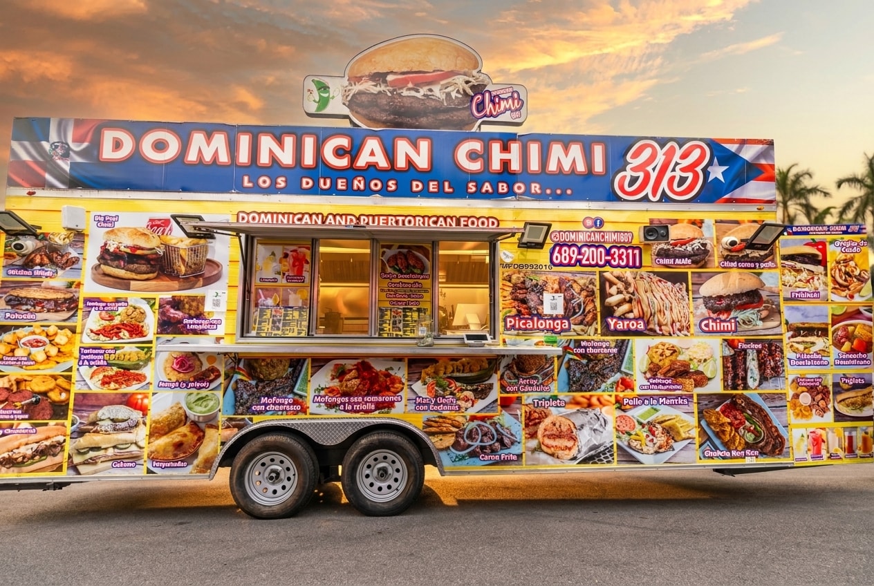 Dominican Chimi 809 food truck at World Food Trucks Kissimmee