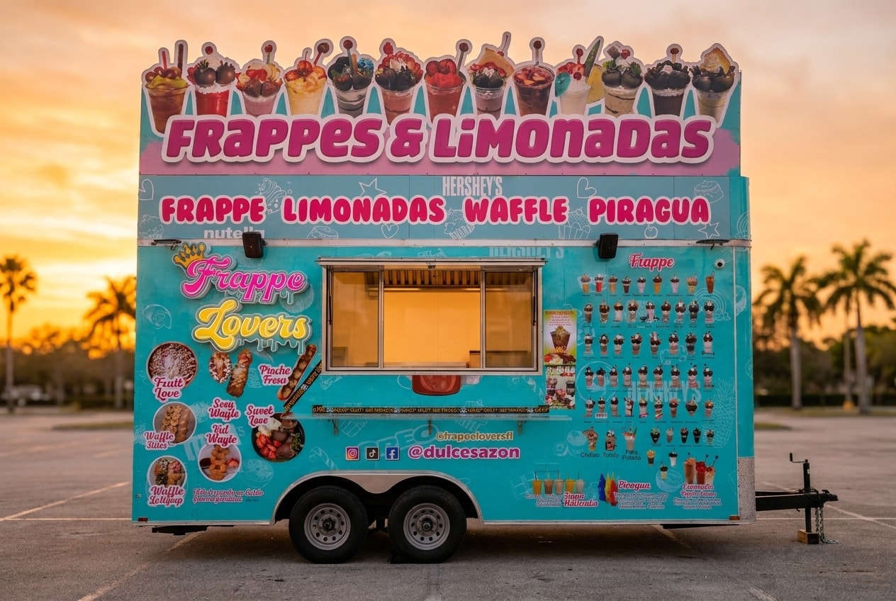 Frappe Lovers food truck at World Food Trucks Kissimmee