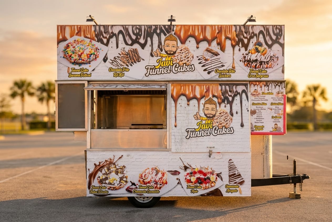 Javi Funnel Cakes — Desserts / Funnel Cakes food truck at World Food Trucks