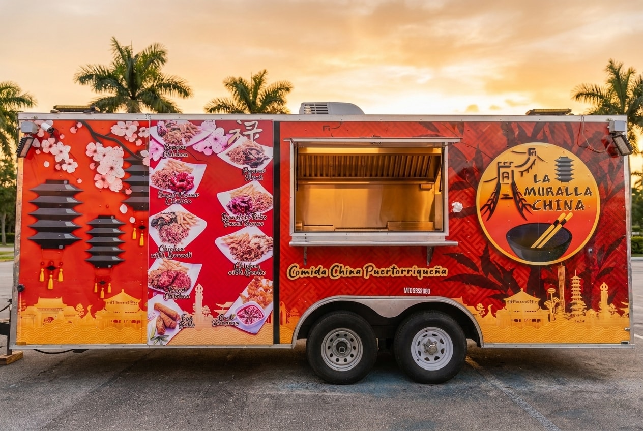 La Muralla China food truck at World Food Trucks Kissimmee