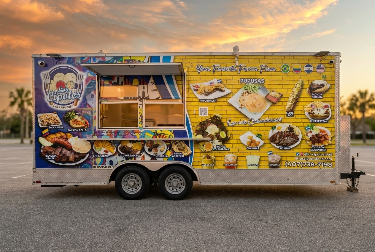 Los Cipotes food truck at World Food Trucks Kissimmee