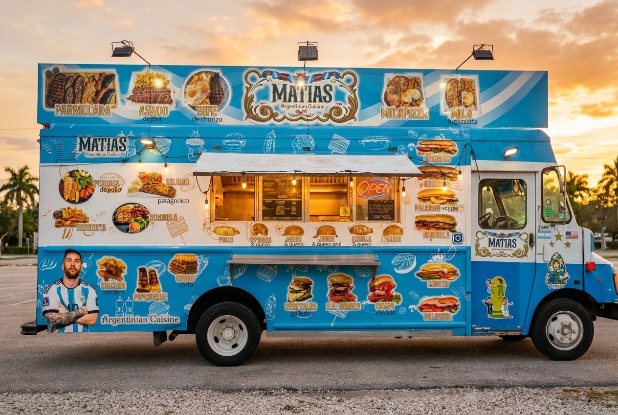 Matias Argentenian Cuisine food truck at World Food Trucks Kissimmee