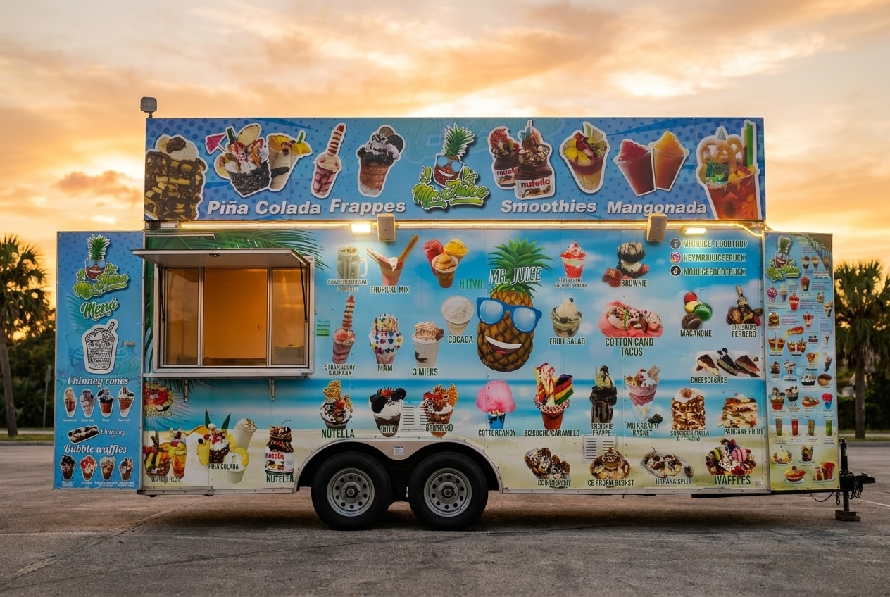 Mr. Juice food truck at World Food Trucks Kissimmee