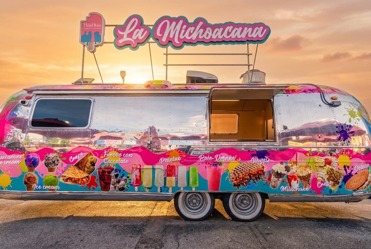 Paletitas La Michoacana — Mexican Popsicles / Waffles food truck at World Food Trucks