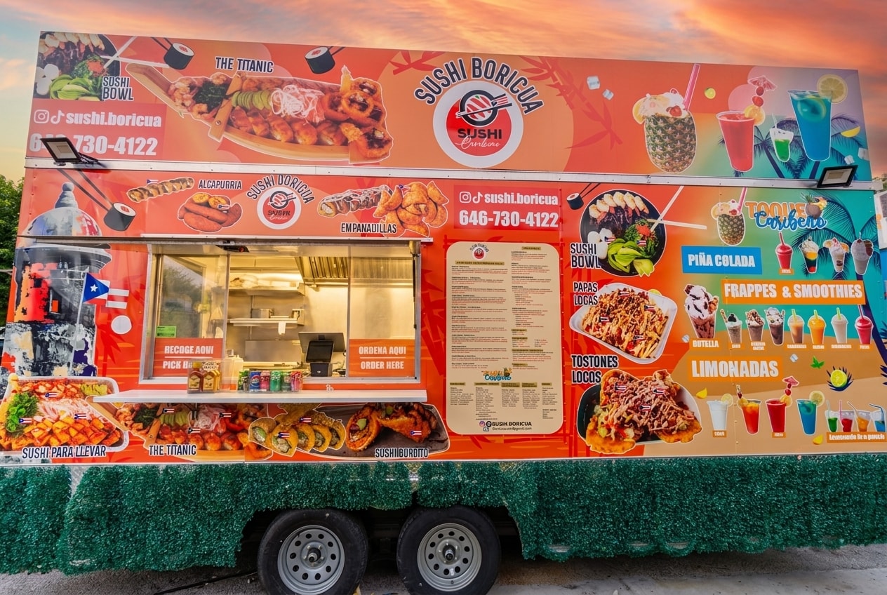 Sushi Boriqua food truck at World Food Trucks Kissimmee
