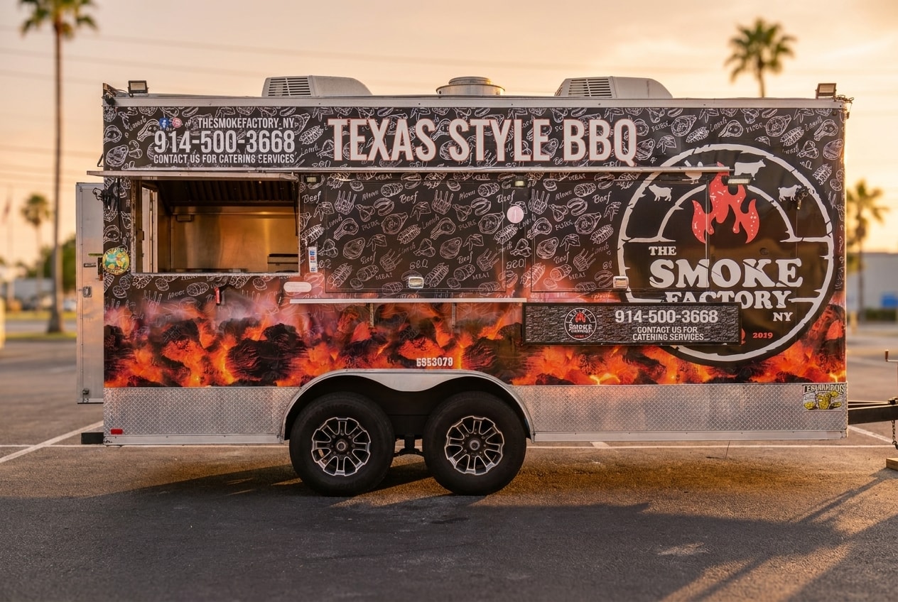 The Smoke Factory food truck at World Food Trucks Kissimmee
