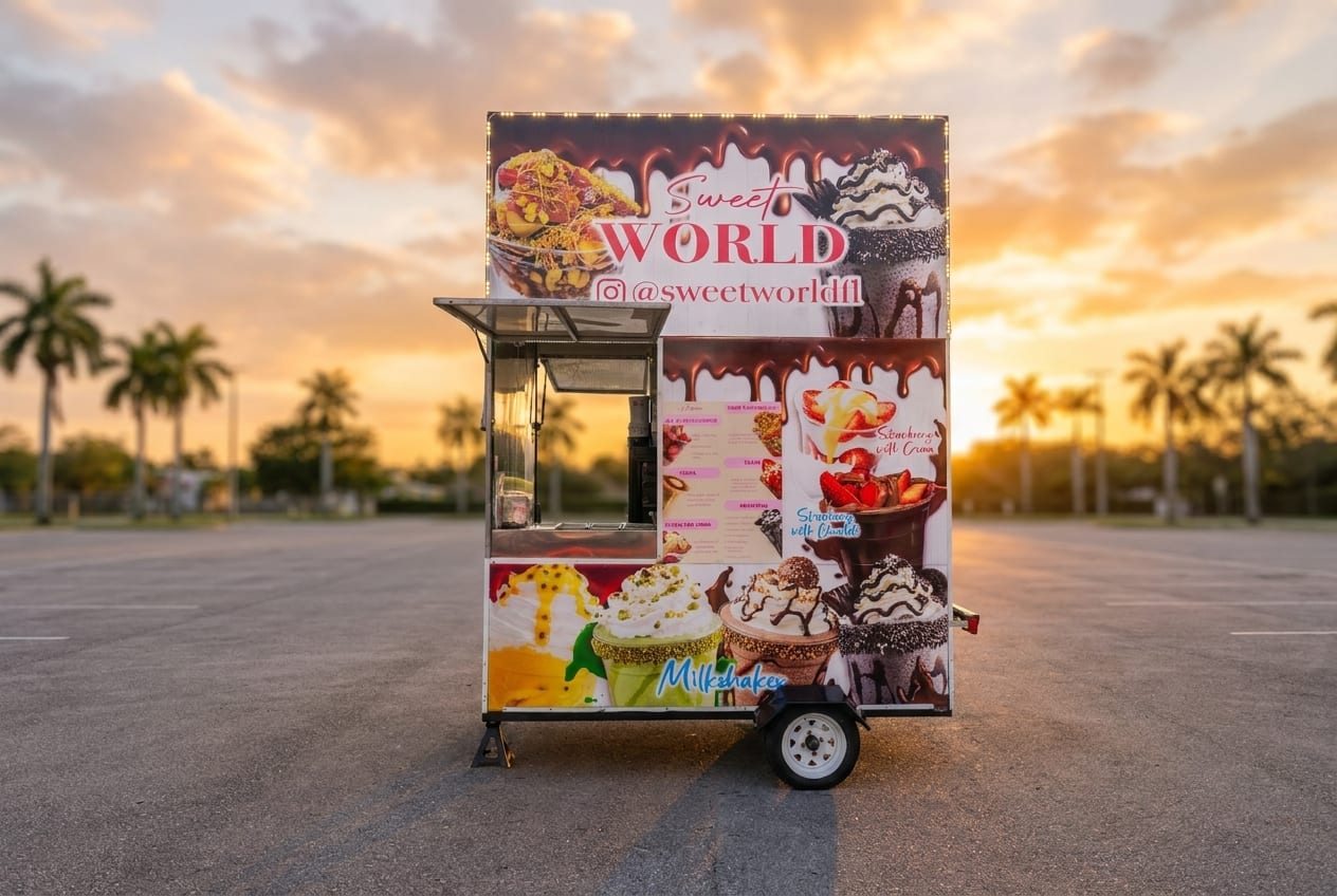 Tizana Cart - Sweet World — Desserts / Fruit food truck at World Food Trucks
