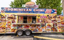 Dominincan Chimi 809 food truck at World Food Trucks Kissimmee